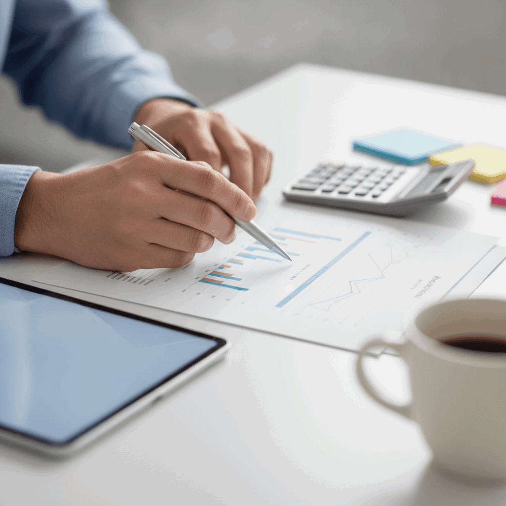 Analyste consultant des rapports de performance pour mesurer les taux d'automatisation des commandes B2B