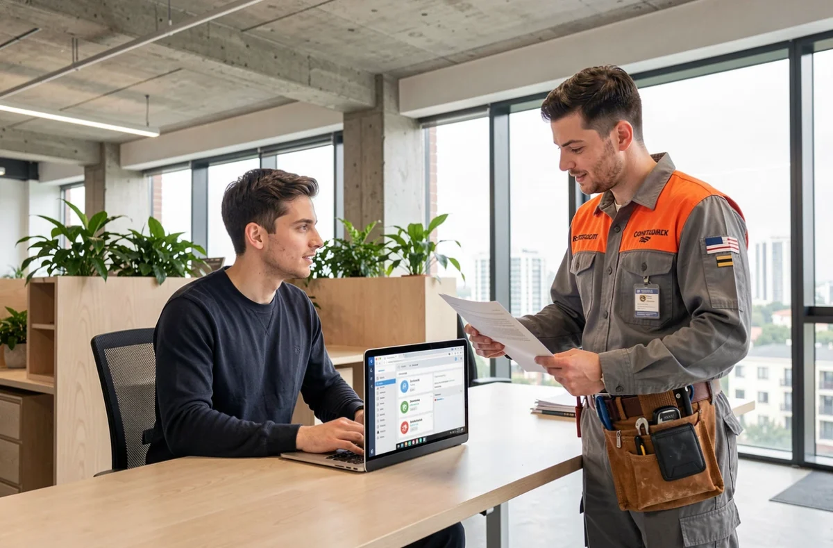 Mise en relation entre un client et un électricien certifié via la plateforme Mes Dépanneurs dans le 92